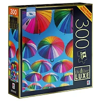 Puzzle Big Ben Luxe Milton Bradley de 300 pièces, Parapluies arc-en-ciel