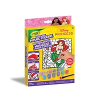 Crayola Paint & Peel Mosaic Stickers Kit, Disney Princess