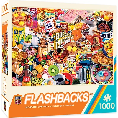 Casse-Tête 1000 Pièces "Flashbacks Breakfast of Champions"