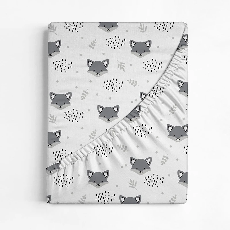 Koala Baby - 1 Pk Percale Sheet Adventure Fox