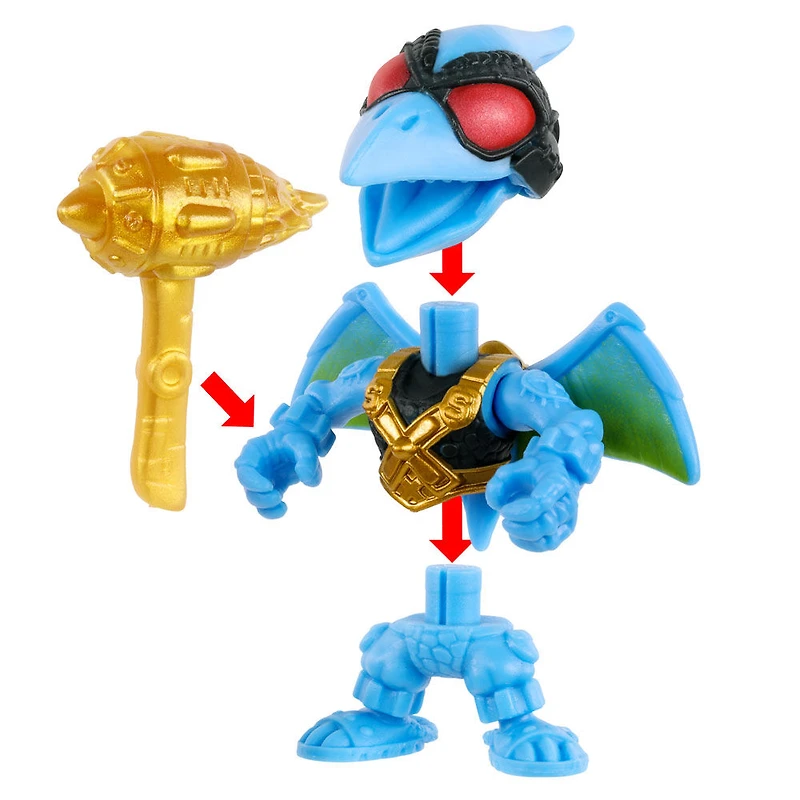 Treasure X oeuf Dino Gold Blindé Pk