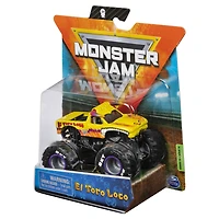 Monster Jam, Monster truck El Toro Loco officiel, véhicule en métal moulé, série Legacy Trucks, échelle 1:64