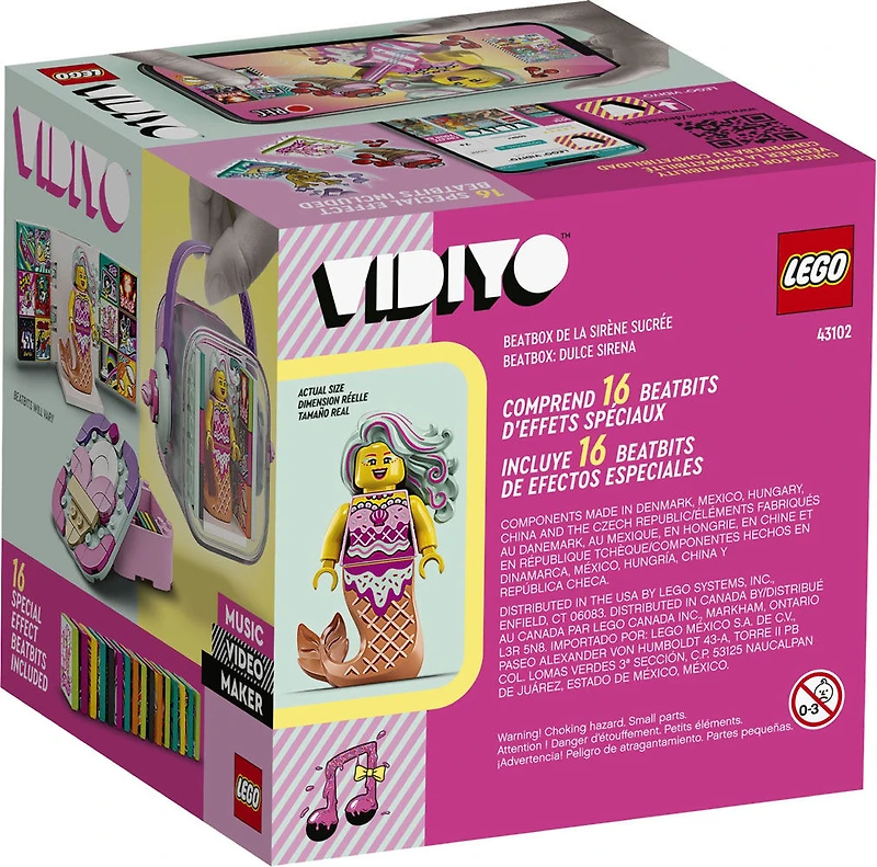 LEGO VIDIYO Candy Mermaid BeatBox 43102 (71 pièces)