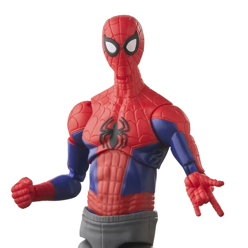 Marvel Legends Series Spider-Man: Across the Spider-Verse (Part One) Peter B Parker 6-inch Action Figure, 2 Accessories