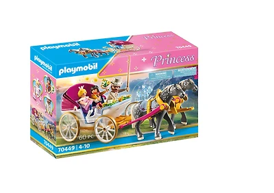 Playmobil - Calèche et couple royal