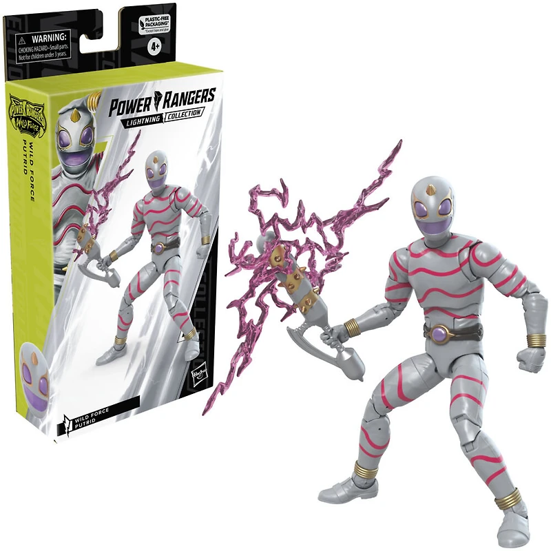 Power Rangers Lightning Collection, figurine Putrid Wild Force de 15 cm