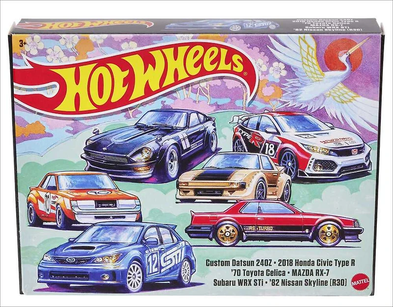 Hot Wheels Japanese Car Culture Coffret multiple de 6véhicules