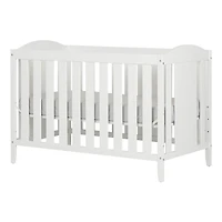 Angel 3 in 1 Convertible Crib Pure White