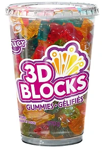 Huer 3D Blocks Gummies Cup 370g