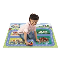 Bluey Imaginmat Around Town With 1 Vehicle & 3 Characters