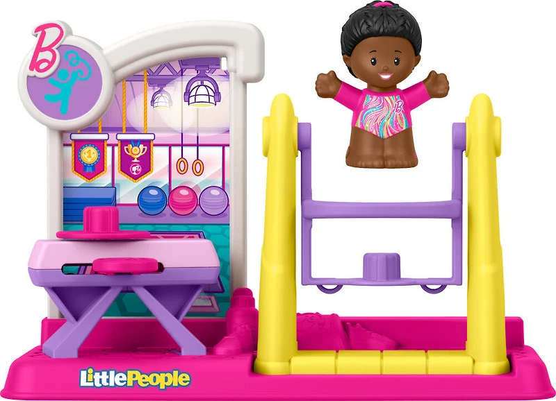Fisher Price Little People Barbie Coffret de jeu Gymnaste