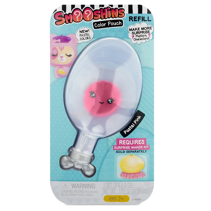 Smooshins Color Pouch Refill - Pastel Pink