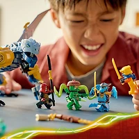 LEGO NINJAGO Le Combat de Riyu, le Dragon Ninja, Jouets de Ninja, Jouet de Construction avec 4 Figurines 71855