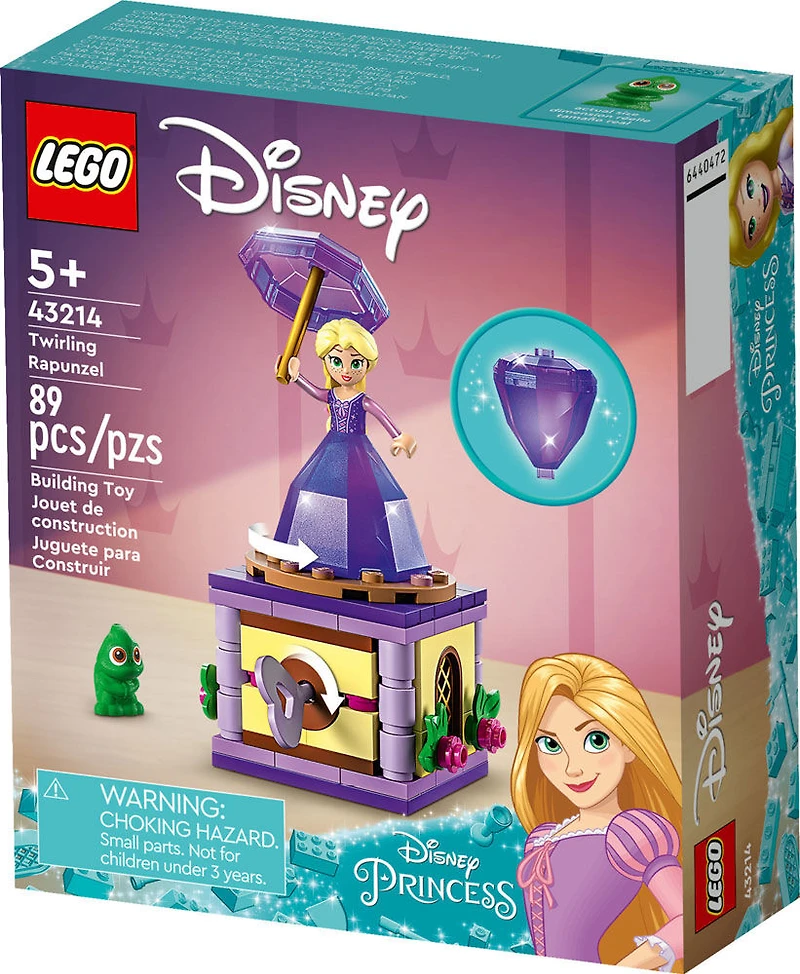 LEGO  Disney Raiponce virevoltante 43214 Ensemble de jeu de construction (89 pièces)