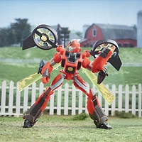 Transformers EarthSpark, figurine Terran Twitch classe Deluxe de 12,5 cm, jouet robot