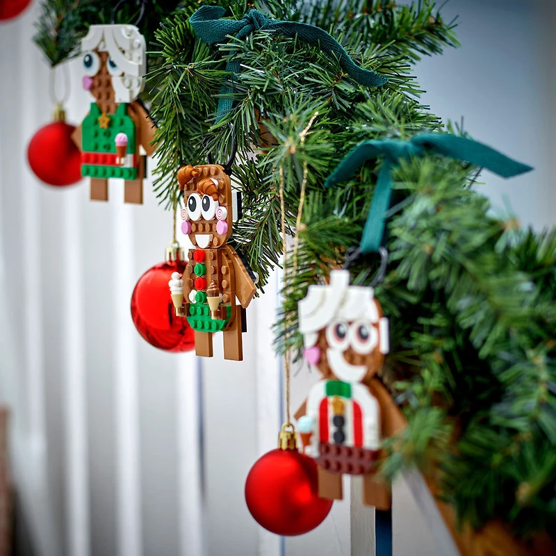 LEGO Ornements en pain d'épices Décoration de Noël 40642