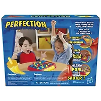 Jeu pour enfants Perfection, jeu sautant, plus de 250 combinaisons possibles sur le plateau