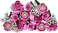 LEGO Botanicals Bouquet of Pink Roses Building Set for Adults, Ages 18+ - Floral Room Decor - 10374