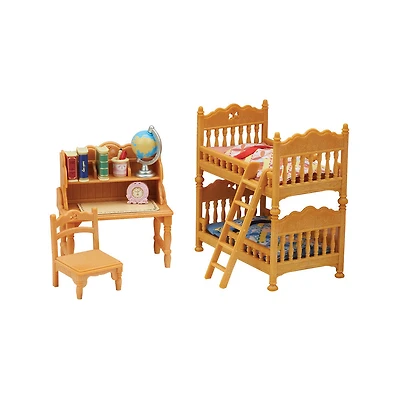Chambre d'enfant Calico Critters, ensemble de meubles et d'accessoires pour maison de poupée