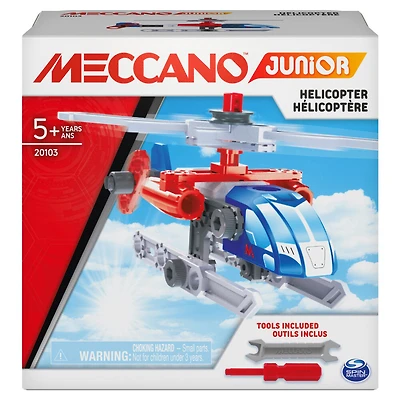 Meccano Junior, Helicopter STEAM Model Building Kit