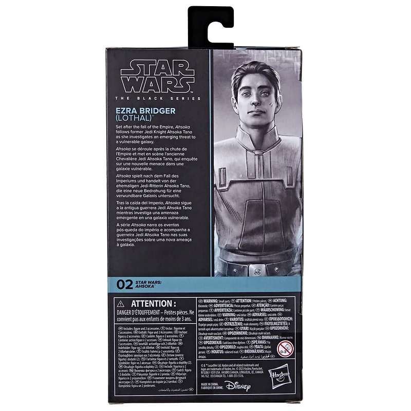 Star Wars The Black Series, figurine Ezra Bridger (Lothal) de 15 cm, Star Wars : Ahsoka