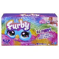 Furby DJ Furby, peluche électronique arc-en-ciel pour filles et garçons, à partir de 6 ans - Version anglaise