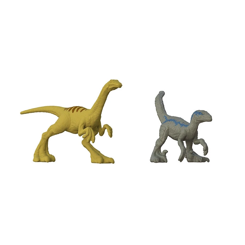 Jurassic World Minis Dinosaur Discovery Velociraptor 'Blue' and Gallimimus