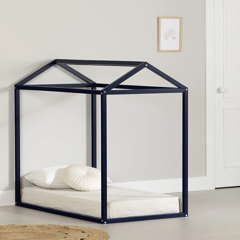Sweedi Maison lit pour enfant Bambin Bleu marin