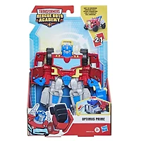 Transformers Rescue Bots Academy, robot convertible de collection Optimus Prime
