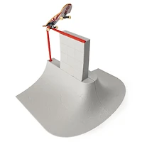 Tech Deck, Build-A-Park World Tour, P.F.K Skate Support Center, Ramp Set with Signature Fingerboard - English Edition