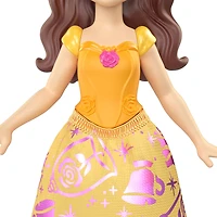 Princesses Disney Base Petite poupée Belle, tenue brillante