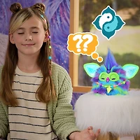 Furby Galaxie, peluche interactive brille dans le noir - Édition française