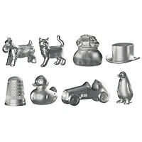 Monopoly, jeu de plateau avec boîte de rangement et pions grand format
