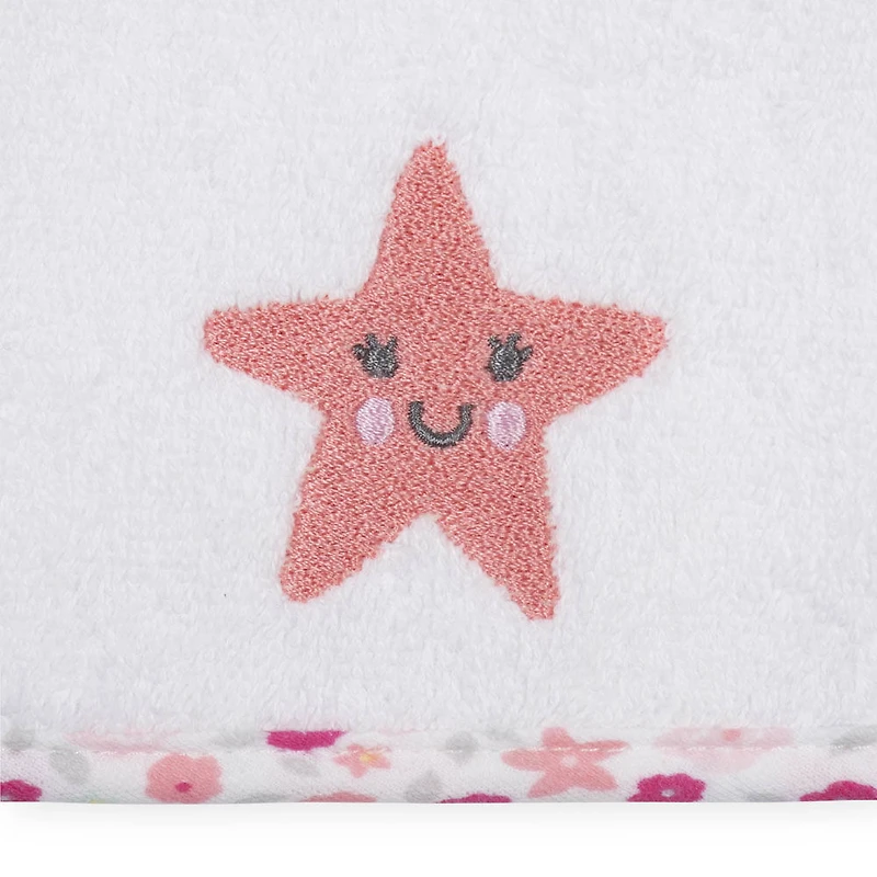 Koala Baby 6-Pack Washcloths, Pink Sea Creature