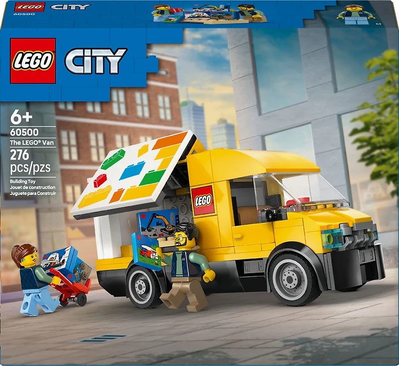 LEGO City : La fourgonnette LEGO - Ensemble de construction pour les amateurs d'ensembles de voitures - À partir de 6 ans - 2 figurines - 60500