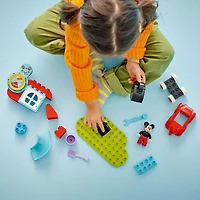 LEGO DUPLO | Disney La maison et la voiture de Mickey, Ensemble de construction, Jouet de tri à construire 10454