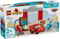 LEGO DUPLO │Les Bagnoles Disney et Pixar La Visite de McQueen au Garage de Doc, Jouet à Construire pour Tout-Petits 10456