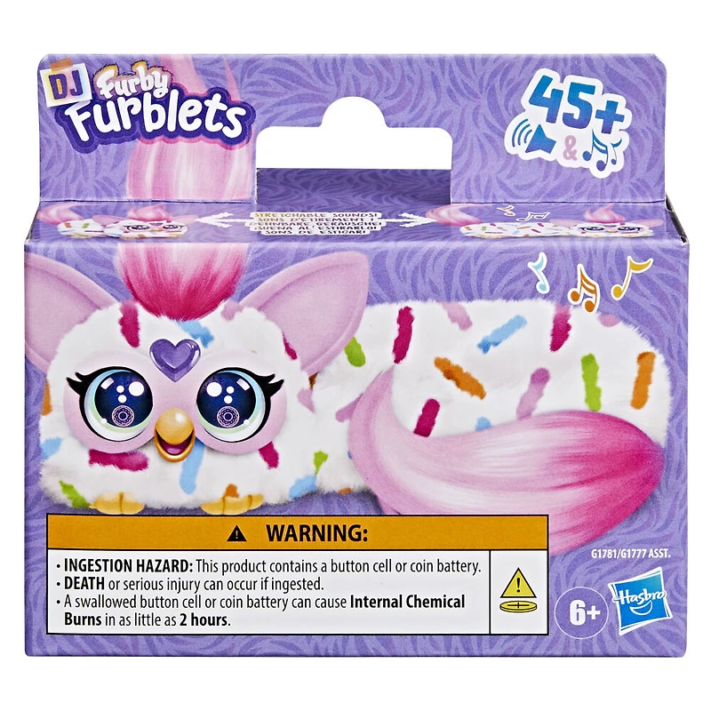 Furby DJ Furblets Berry-Cup-Cake, jouet en peluche