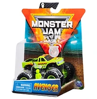 Monster Jam, Monster truck authentique Avenger en métal moulé à l'échelle 1:64