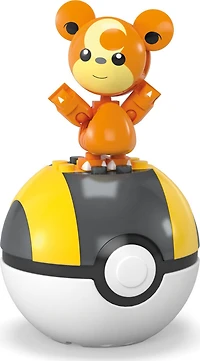 MEGA Pokémon Figurine articulée Teddiursa, 24 pièces