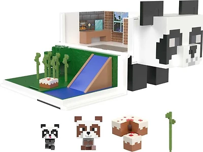 Minecraft Mini Têtes Modulables Coffret La Maison du Panda