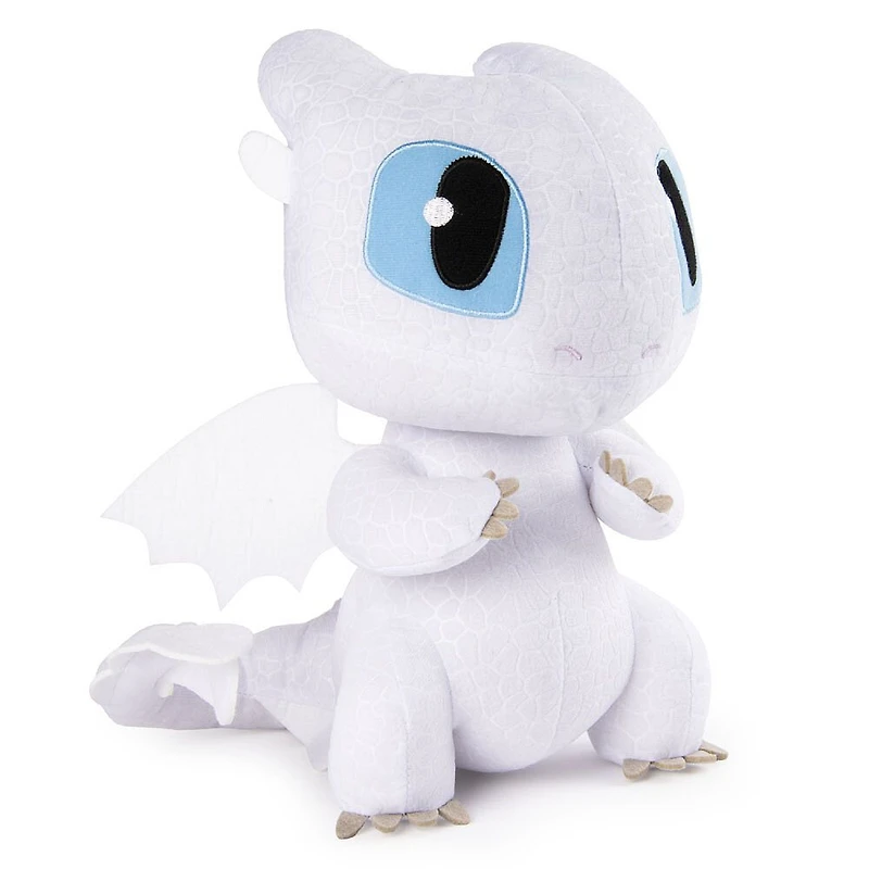 Comment entraîner son dragon, squeeze & grognement Lightfury, 10-inch Dragon en peluche avec des sons. - Notre Exclusivité