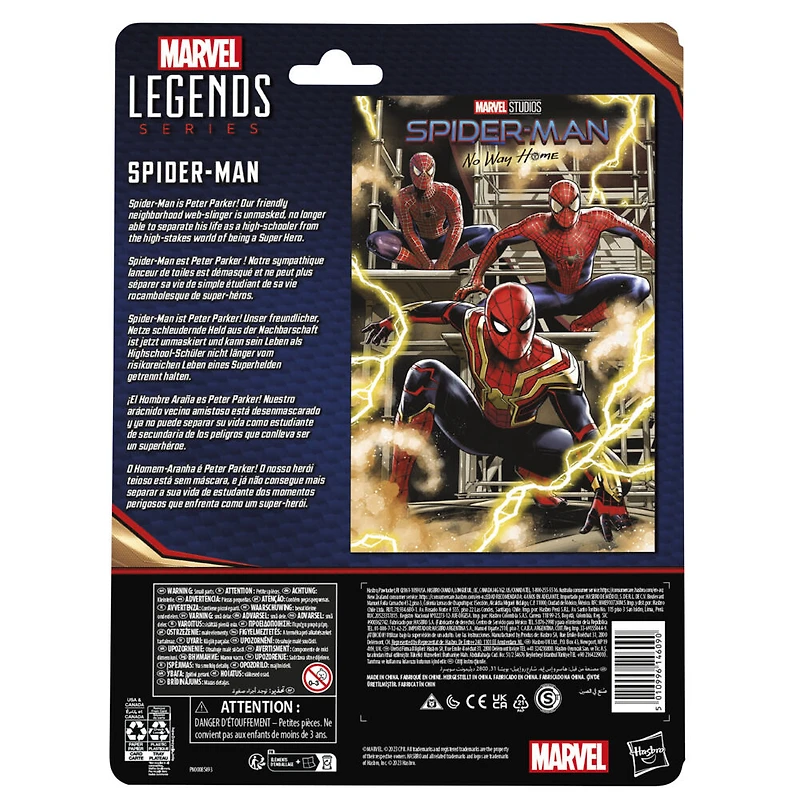 Hasbro Marvel Legends Series, figurine Spider-Man de 15 cm, Spider-Man : Sans retour, figurines Marvel Legends