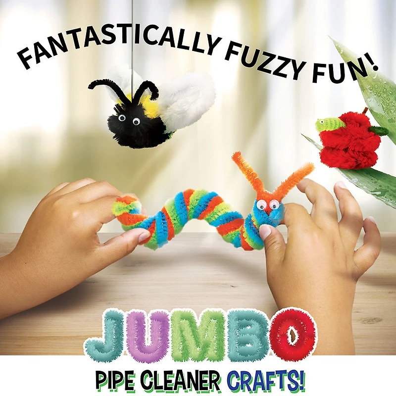 SpiceBox Children's Activity Kits Make and Play Jumbo Pipe Cleaner Crafts - English Edition