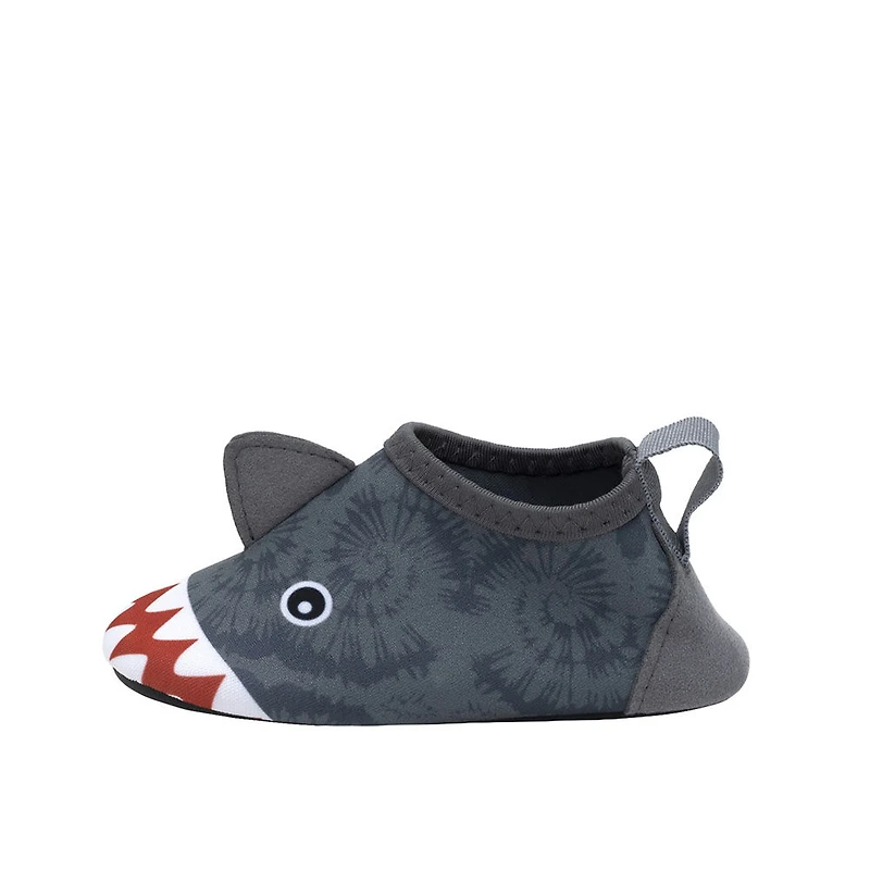Robeez - Chaussures Aqua  - Shibori Shark - Gris - 7 (2Y)