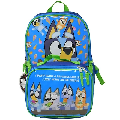 Bluey and Friends 16" Backpack With Insulated Lunch Bag