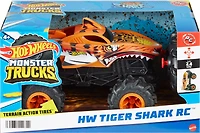 Hot Wheels Monster Trucks Téléguidé HW Tiger Shark RC, échelle1:24