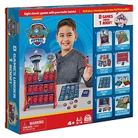 Pat'Patrouille, QG, Jeux de société pour enfants, Dames, Morpion, Jeu de mémoire, Bingo, Jeu de pêche, Jeux de cartes, Jouets Pat'Patrouille