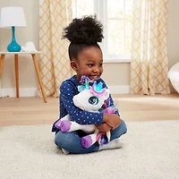 VTech Styla the Bloom Bright Unicorn Interactive Toy - French Edition, Electronic Singing Pet with Magic Wand and Hair Accessories