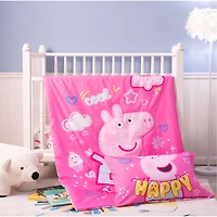 Peppa Pig 3-Piece Toddler Bedding Set